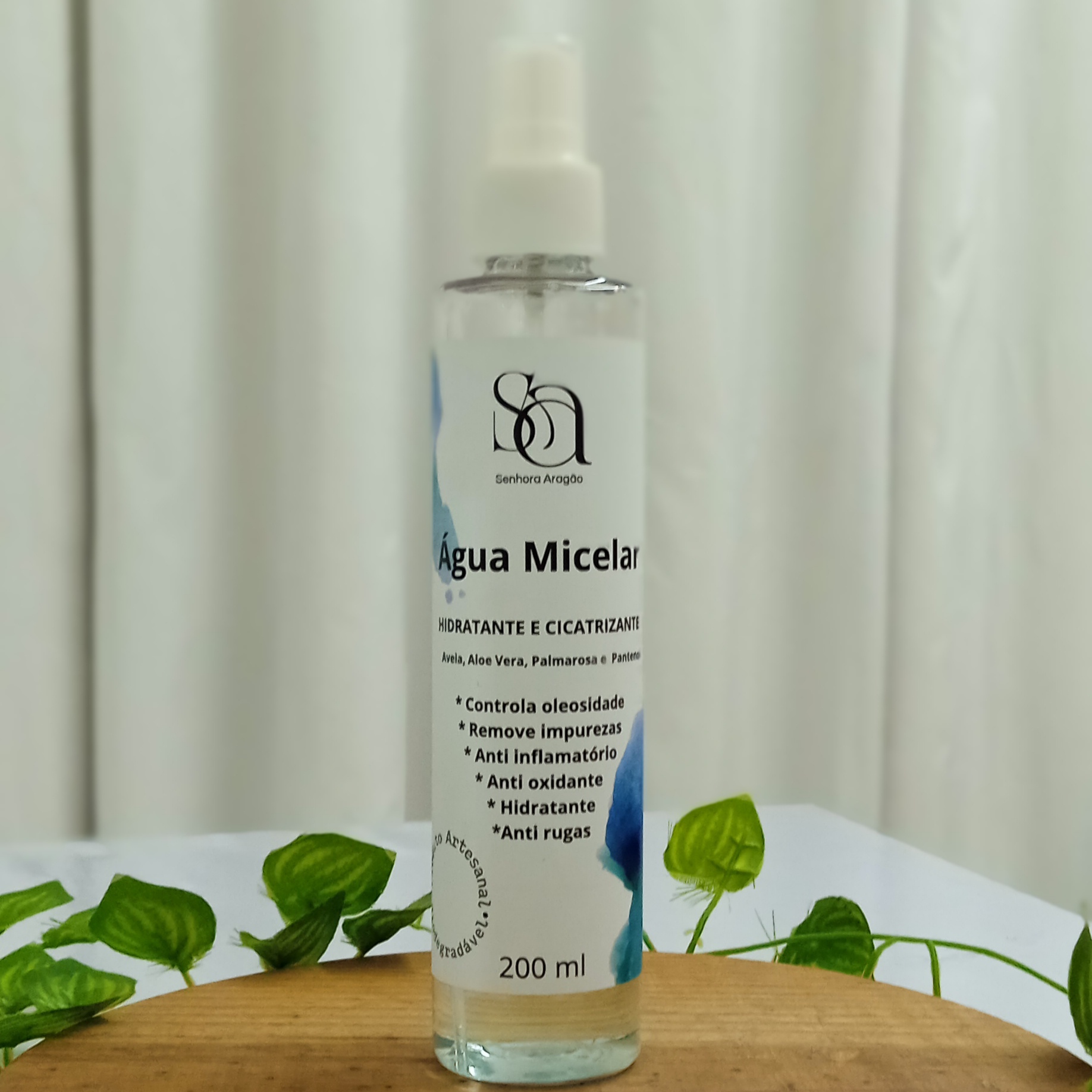 1786048831480 Água Micelar Aloe Vera, Aveia e Pantenol 200ml - Imagem 1